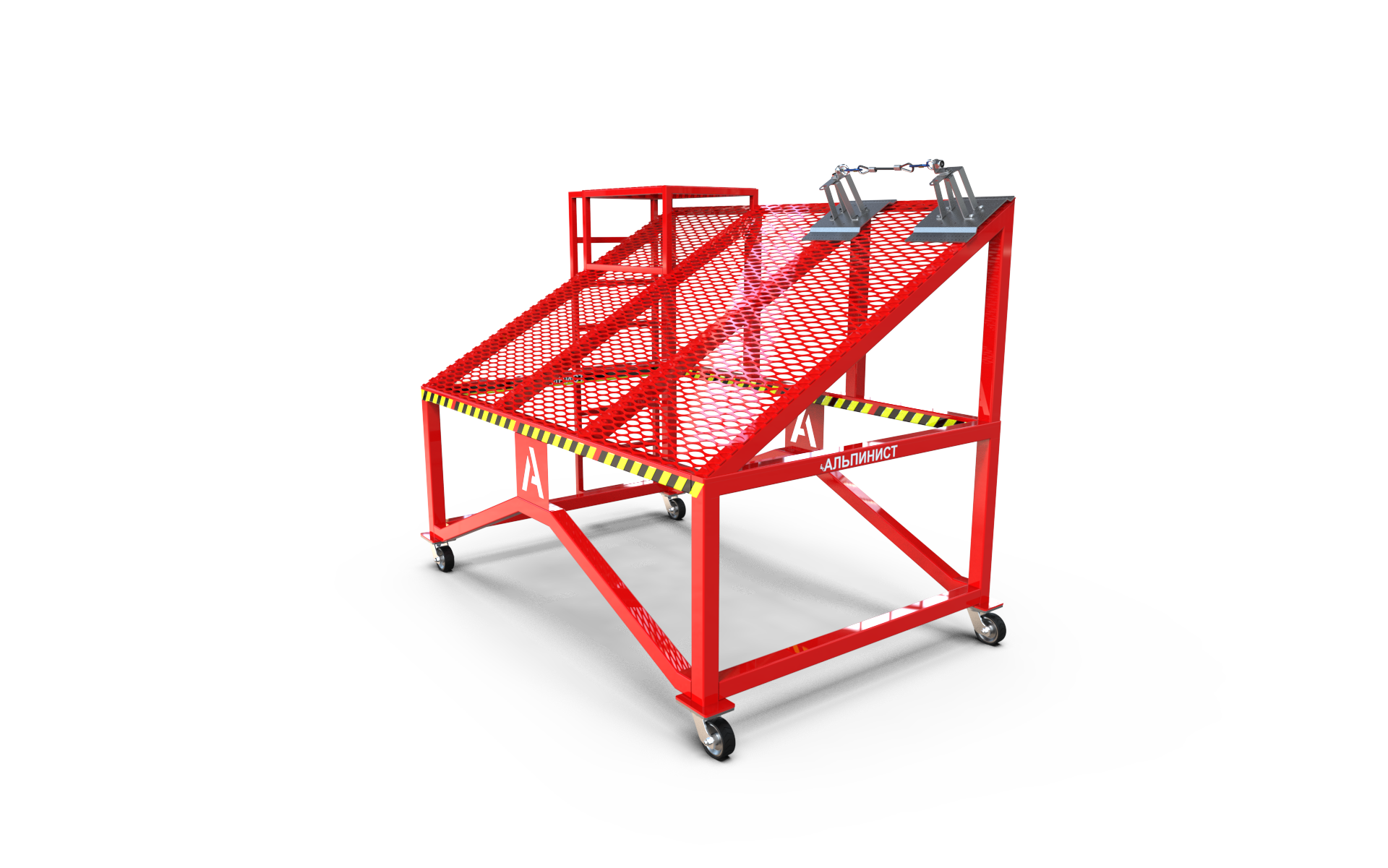 Учебно-тренировочный полигон Альпинист-01-03-4  (Модуль наклонной поверхности, имитация кровли).