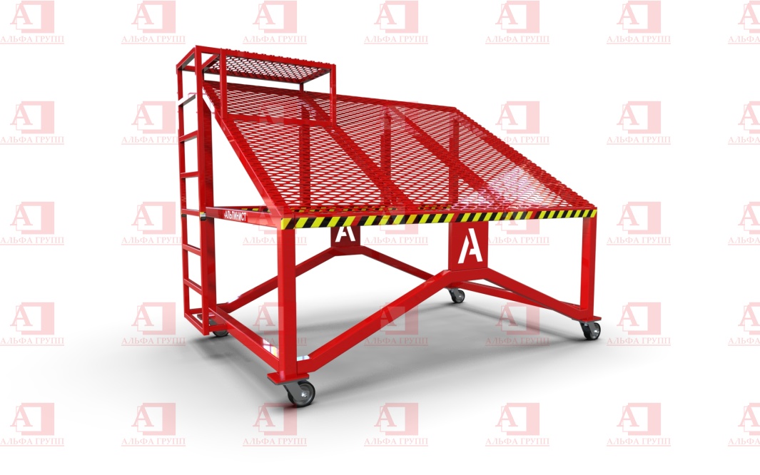 Учебно-тренировочный полигон Альпинист-01-03-4  (Модуль наклонной поверхности, имитация кровли).