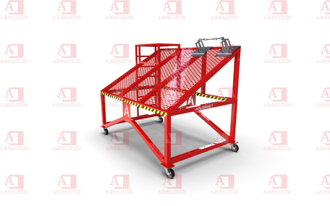 Учебно-тренировочный полигон Альпинист-01-03-4  (Модуль наклонной поверхности, имитация кровли).