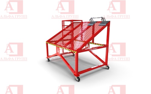 Учебно-тренировочный полигон Альпинист-01-03-4  (Модуль наклонной поверхности, имитация кровли).